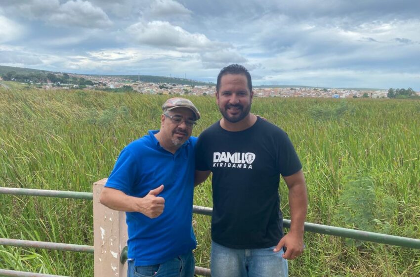 Deputado Fabrício Falcão e Kiribamba estão confiantes em recuperação da Lagoa das Bateias