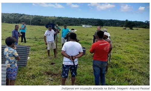  Indígena de 14 anos é morto a tiros em ataque a ocupação na Bahia