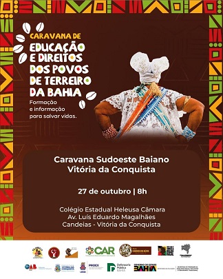 Vitória da Conquista recebe Caravana de Direitos dos Povos de Terreiro