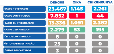  Bahia tem 269 municípios em epidemia de Dengue; Sudoeste concentra 44% dos casos