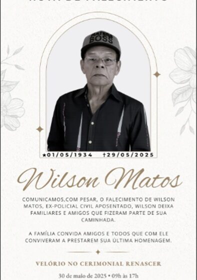  Morre Wilson Matos