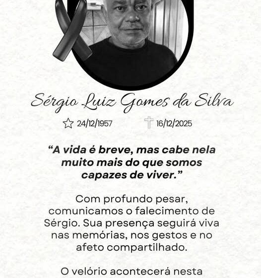  Morre Serjão, meu querido Buda (Sepultamento às 17 horas)