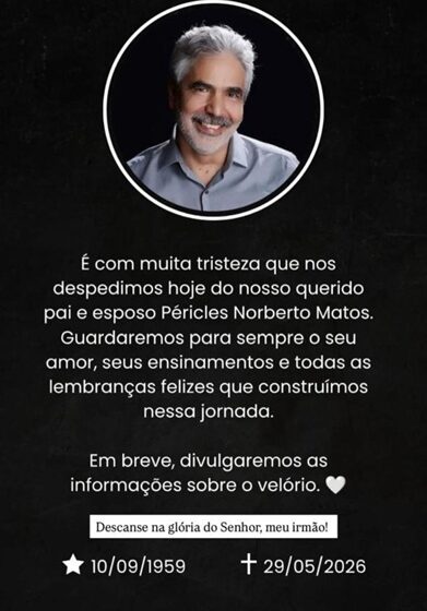  Morre Péricles Norberto Matos