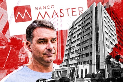  Flávio Bolsonaro emitiu R$ 1,5 milhão em notas para empresas usadas em esquema de Vorcaro